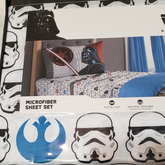 Star Wars twin microfiber sheet set NWT - Picture 3 of 5